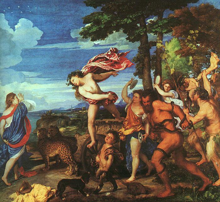  Titian Bacchus and Ariadne Spain oil painting art